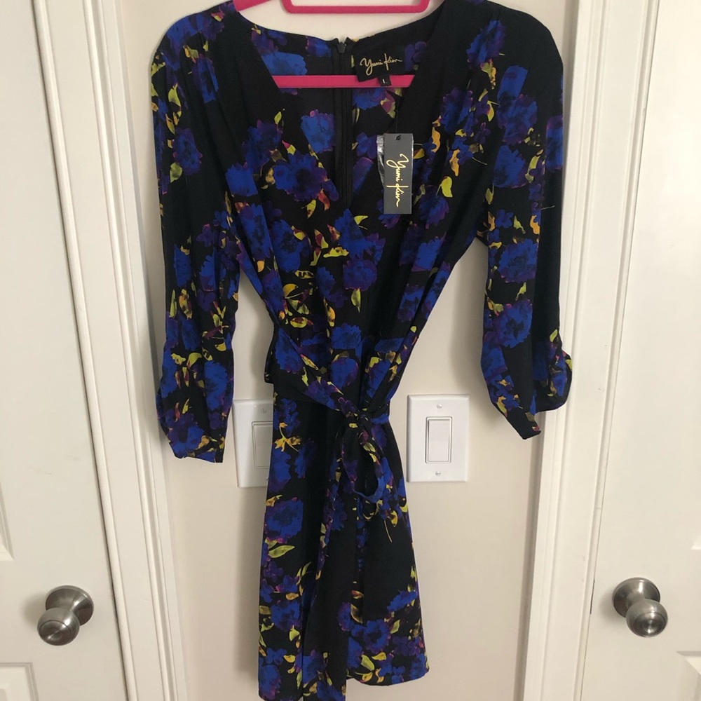 Yumi Kim silk wrap dress NWT size large